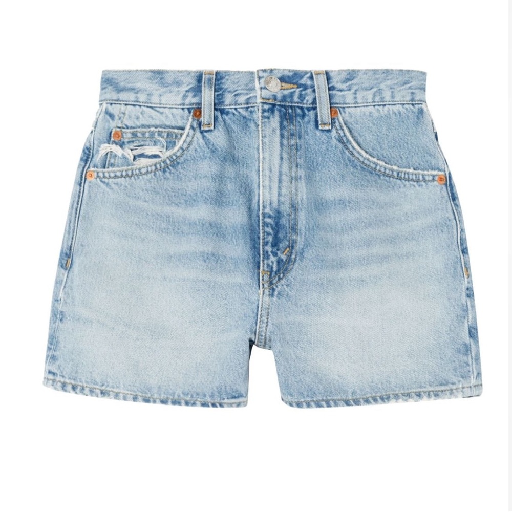 RE/DONE The MIDI Short in Ripped Tide
